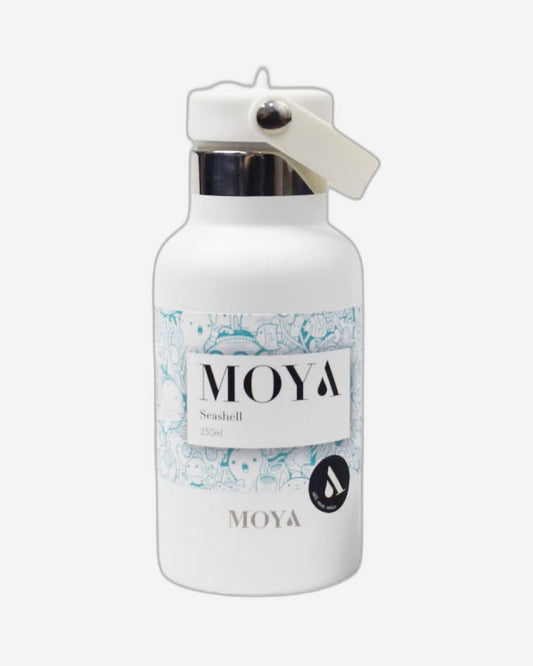 Moya"Seashell" 350ml Insulated Sustainable Water Bottle White