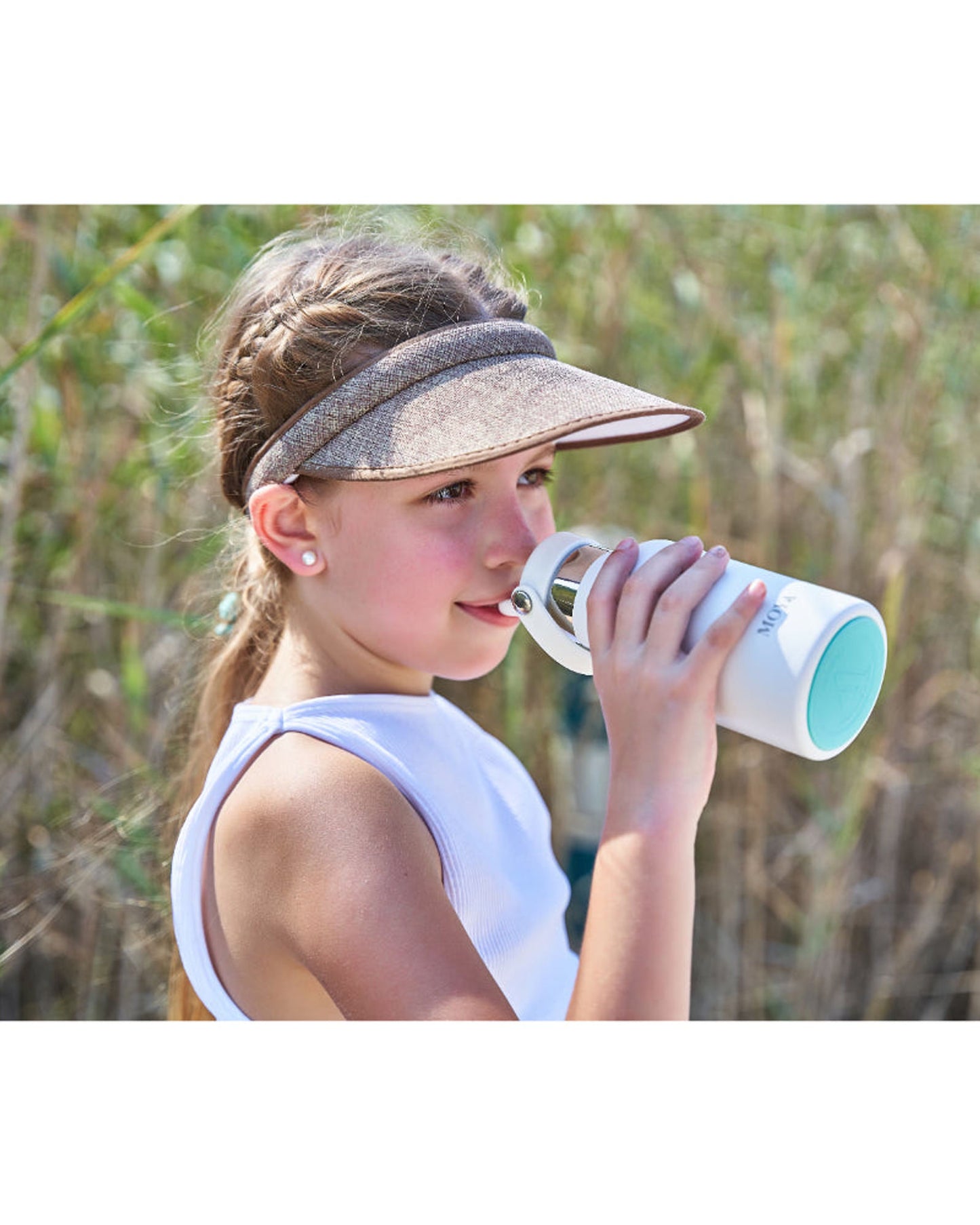 Moya"Seashell" 350ml Insulated Sustainable Water Bottle White
