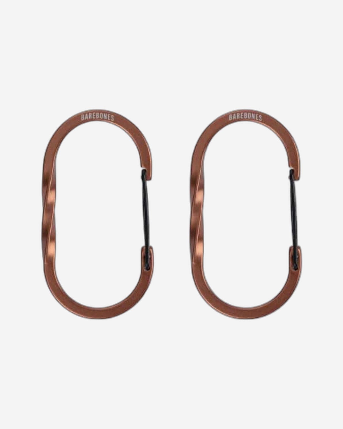 BareBones - Wiregate Carabiner Medium 2pc - Copper
