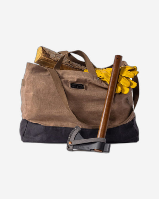 BareBones - Neelum Firewood Carrier Tote (Khaki)
