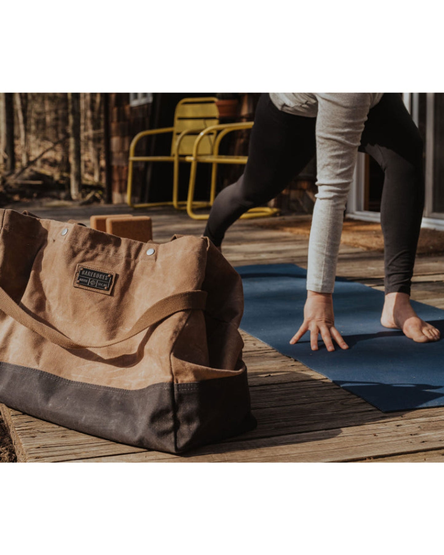 BareBones - Neelum Firewood Carrier Tote (Khaki)