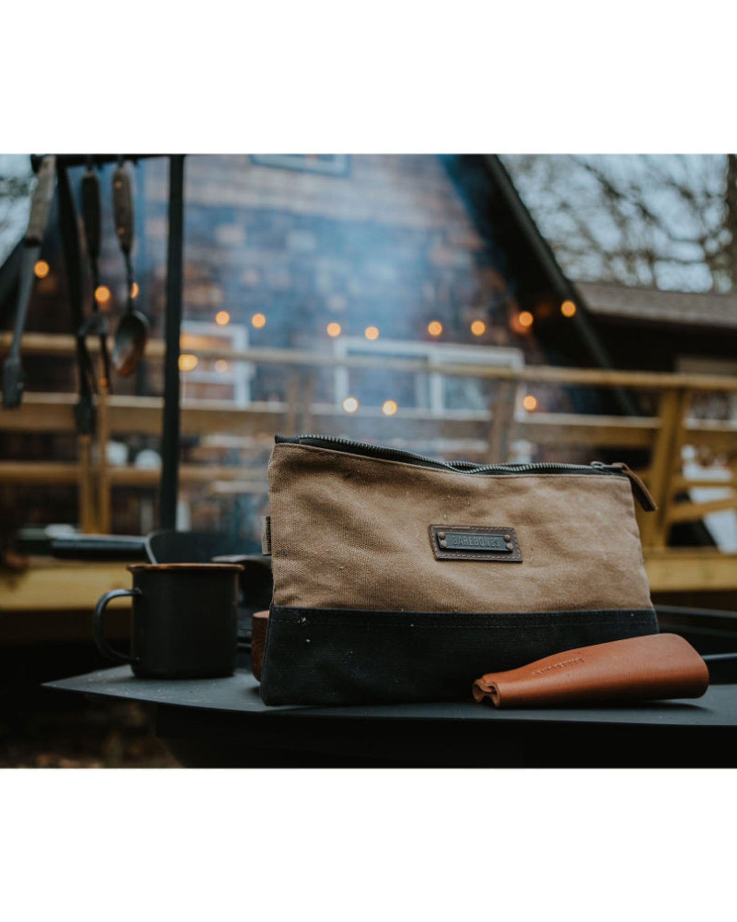 BareBones - Neelum Small Zipper Pouch (Khaki)