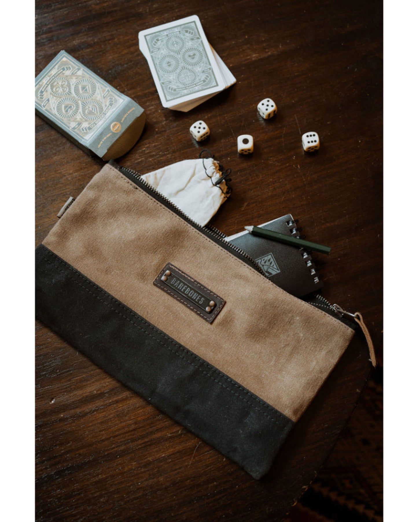 BareBones - Neelum Small Zipper Pouch (Khaki)