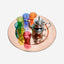 Cuisine Art Moroccan Teaset 6Pc Copper Tray