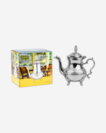 Cuisine Art Moroccan Brass Teapot - Khayb, 875ml, Silver