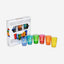 Cuisine Art Jora Deco Glass Set 6Pc Multicolor