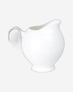 Shallow Bone China Gold Plated Dinner Set - 47 Pieces, White