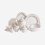 Shallow Bone China Gold Plated Dinner Set - 47 Pieces, Royal