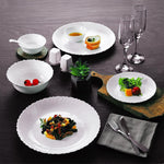 Cuisine Art Dinner Set 12Pc Opalware White