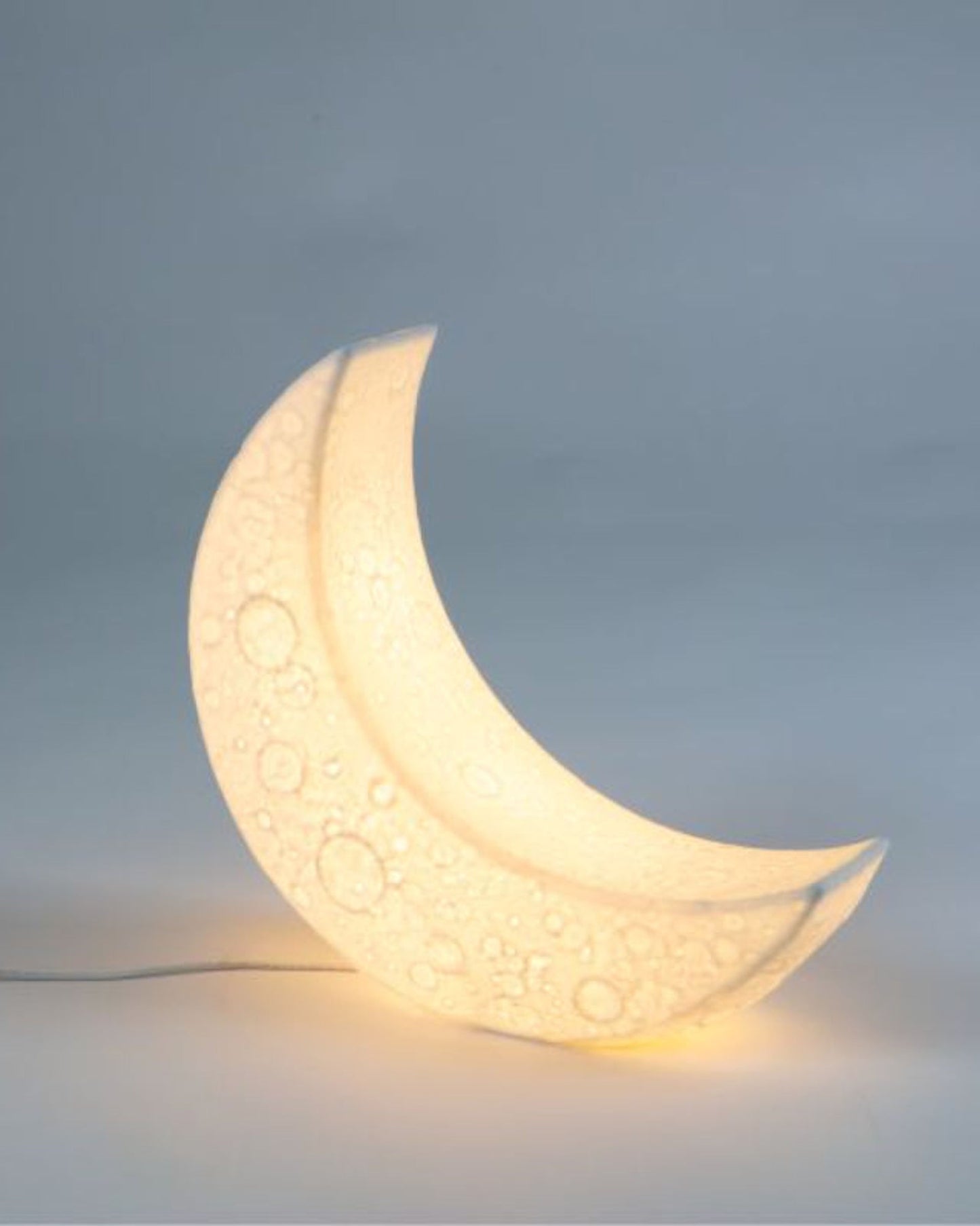 Seletti Porcelain Lamp “My Tiny Moon”