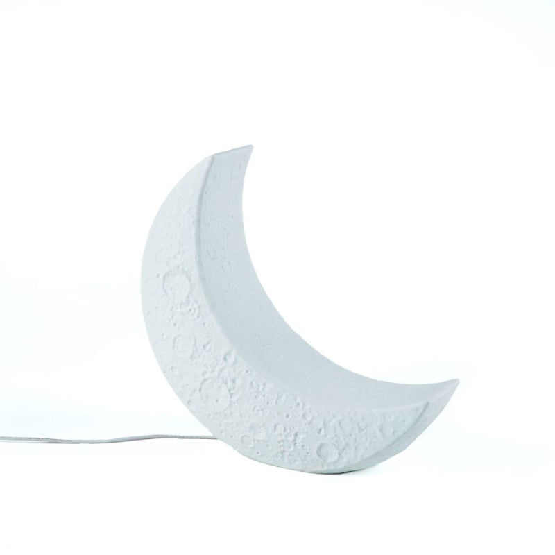 Seletti Porcelain Lamp “My Tiny Moon”