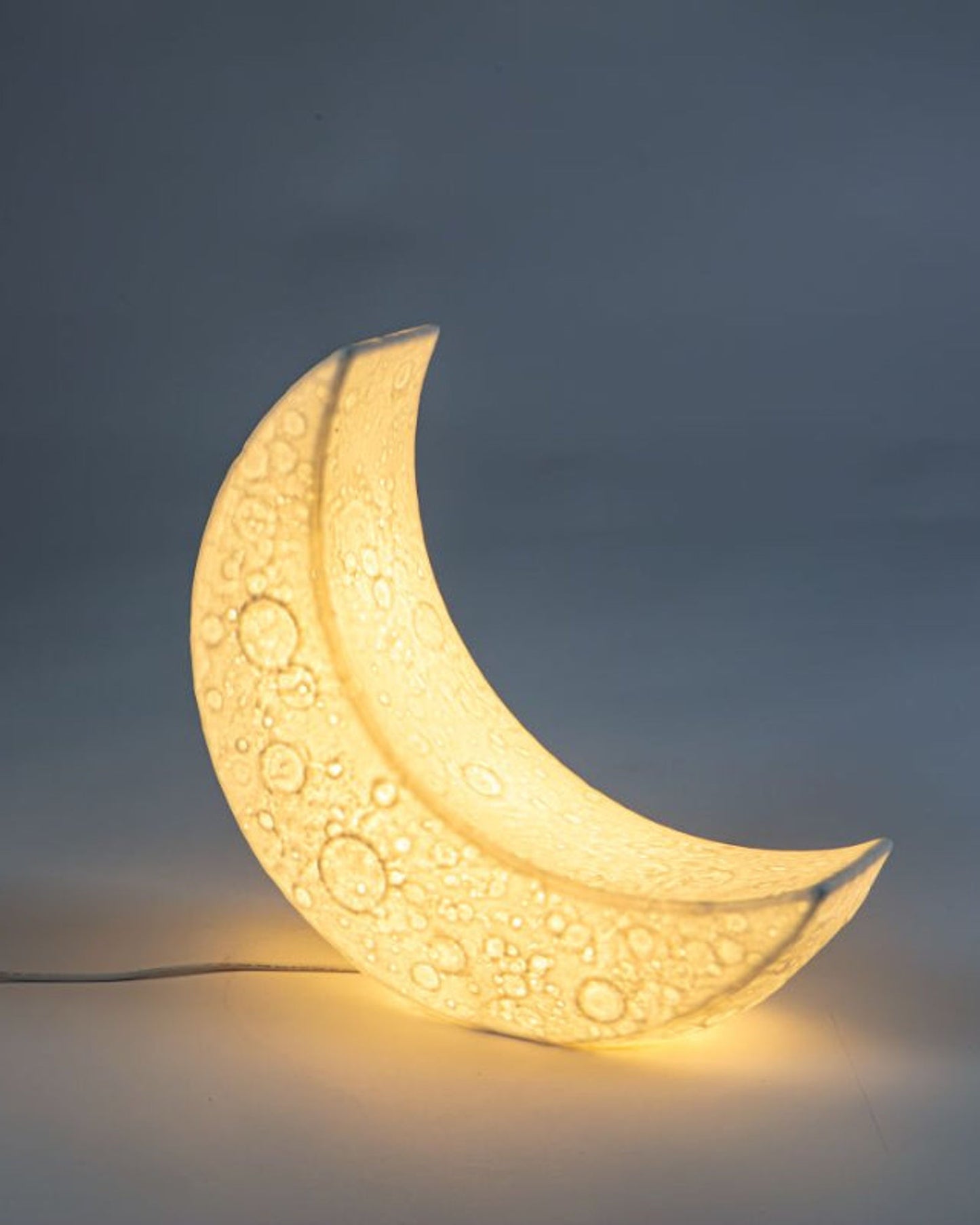 Seletti Porcelain Lamp “My Tiny Moon”