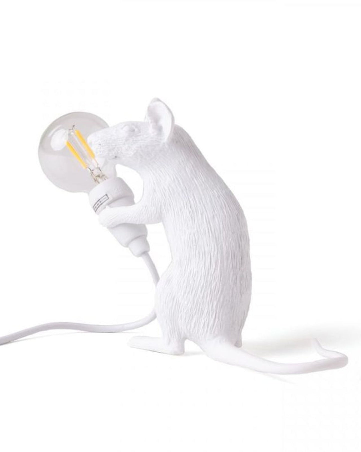 Seletti Mouse Lamp Mac Sitting White Usb