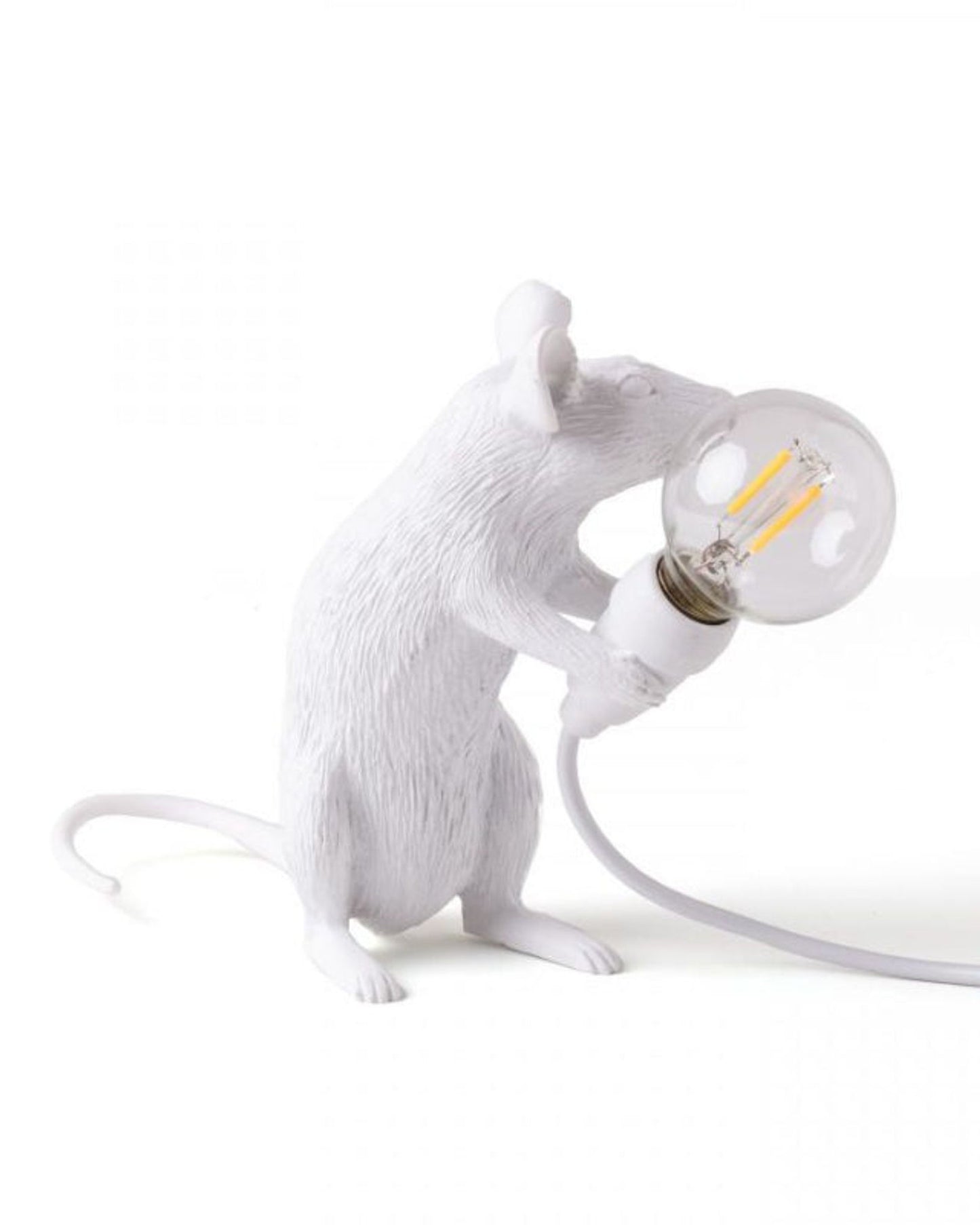 Seletti Mouse Lamp Mac Sitting White Usb