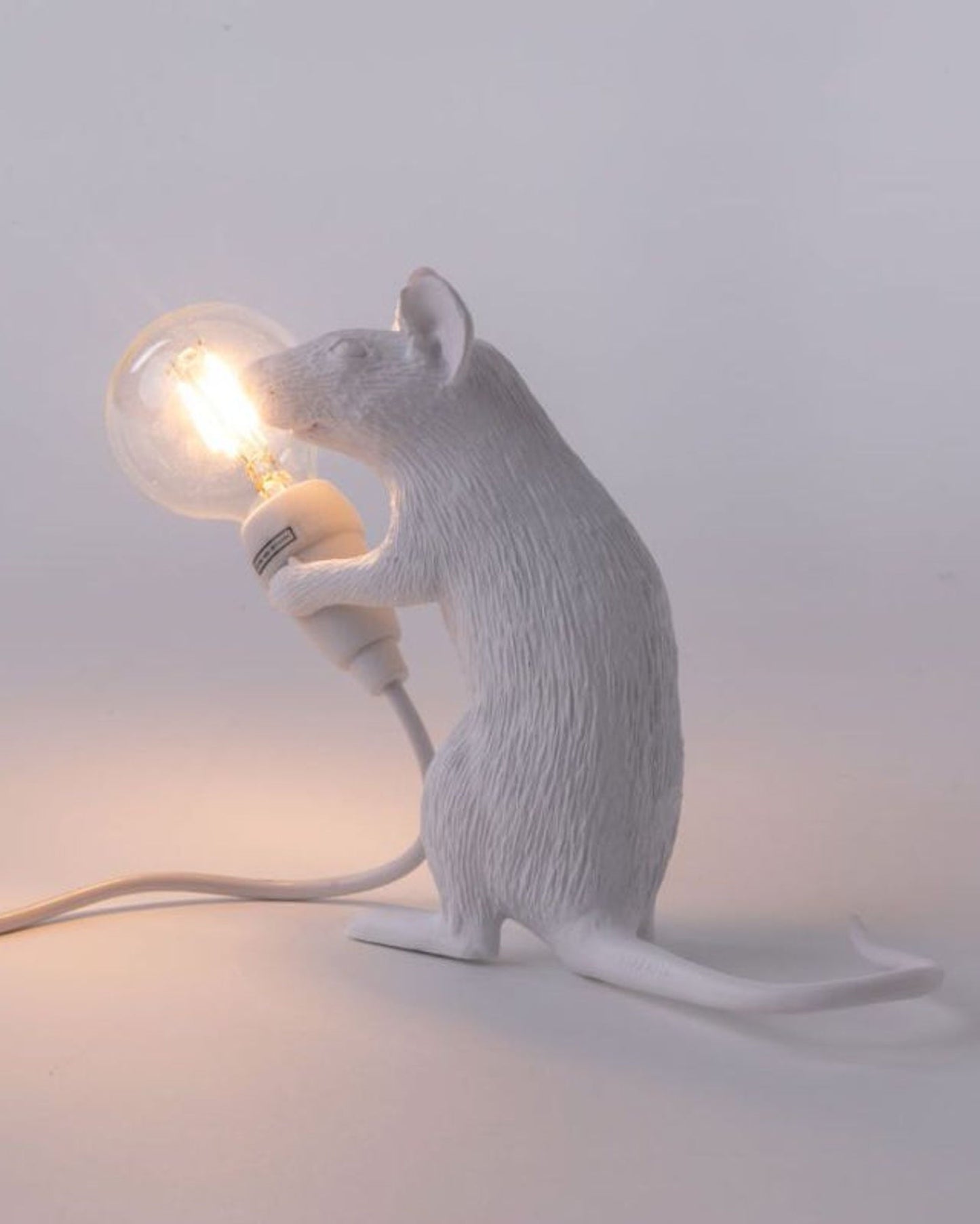 Seletti Mouse Lamp Mac Sitting White Usb