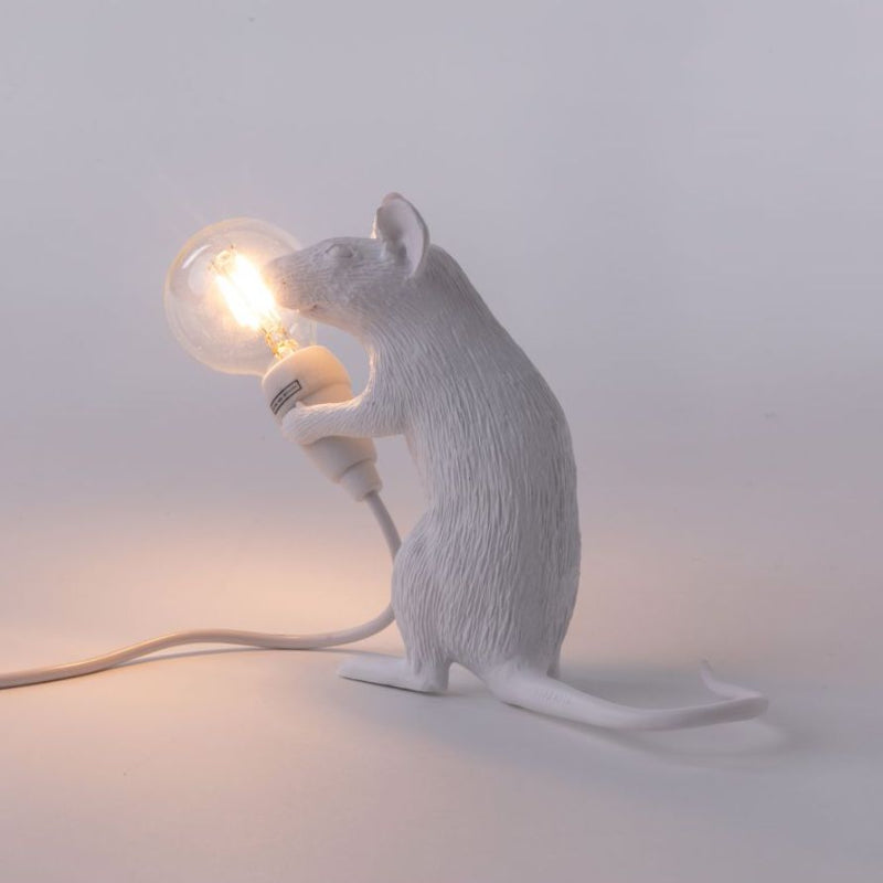 Seletti Mouse Lamp Mac Sitting White Usb