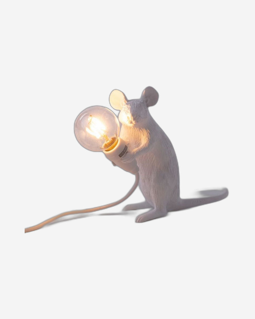 Seletti Mouse Lamp Mac Sitting White Usb