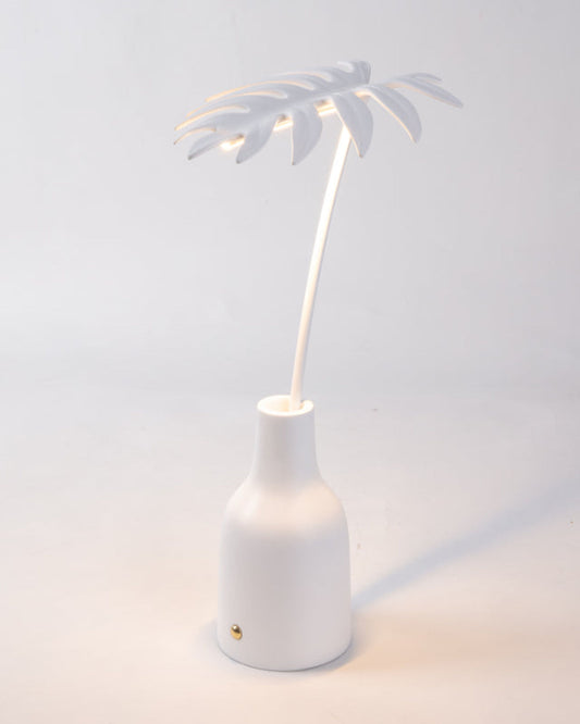 Seletti Table Lamp Leaf Light Stellou In Resin And Metal