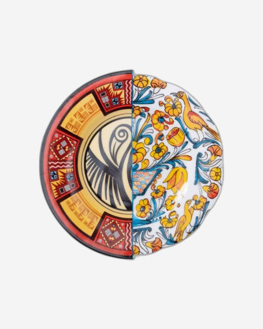 Seletti Dessert Plate In  Porcelain "Hybrid-Huaricanga"