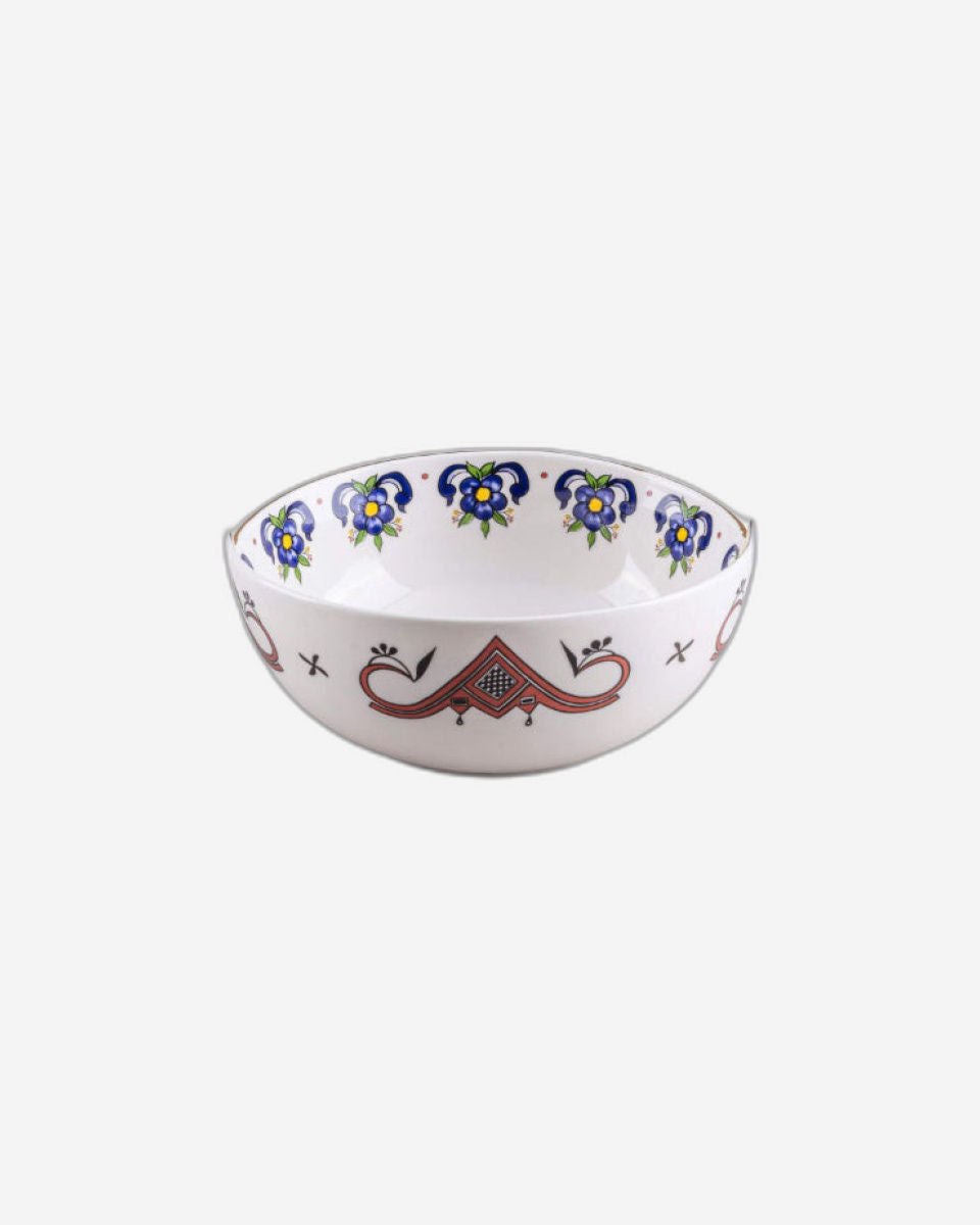 Seletti Bowl In  Porcelain "Hybrid-Tiwanaku"