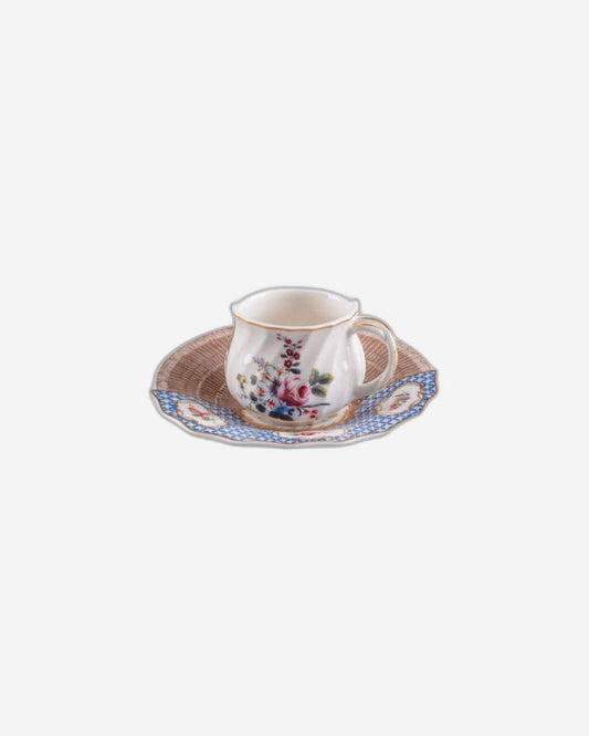 Seletti Hybrid New Era Coffee Cup With Saucer Djenne