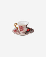 Seletti Coffee Cup With Saucer In Porcelain "Hybrid-Sagala"