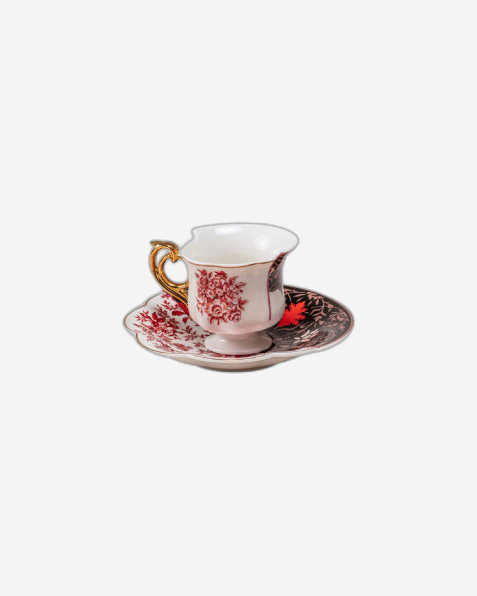 Seletti Coffee Cup With Saucer In Porcelain 