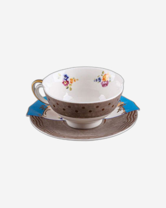 Seletti Hybrid New Era Teacup With Saucer Kerma