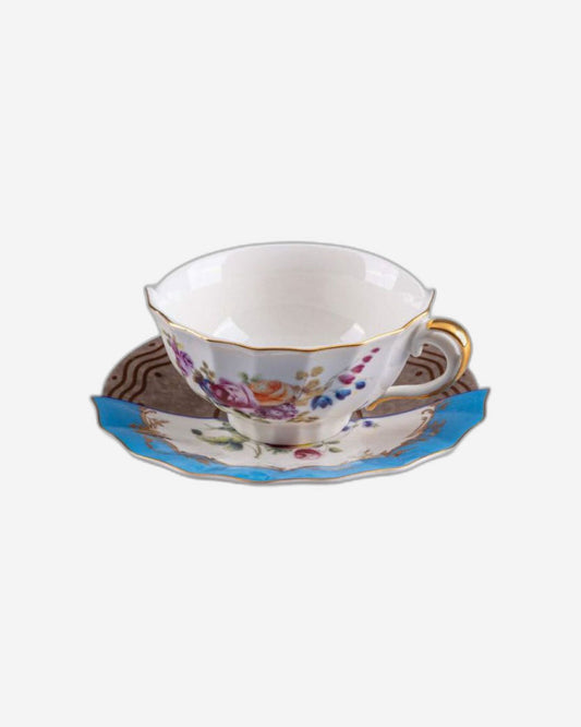 Seletti Hybrid New Era Teacup With Saucer Kerma
