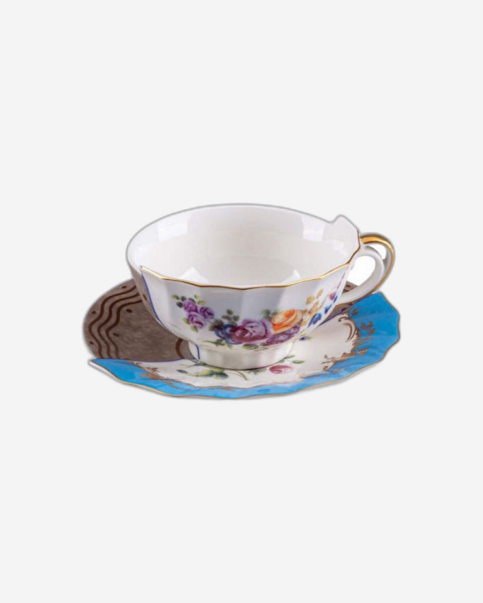 Seletti Hybrid New Era Teacup With Saucer Kerma
