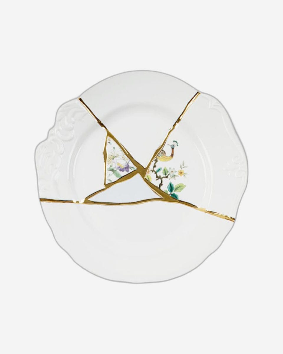 Seletti Kintsugi-N 2 Dinner Plate In Porcelain