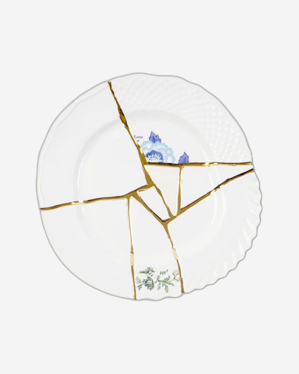 Seletti Kintsugi-N3 Dinner Plate In Porcelain