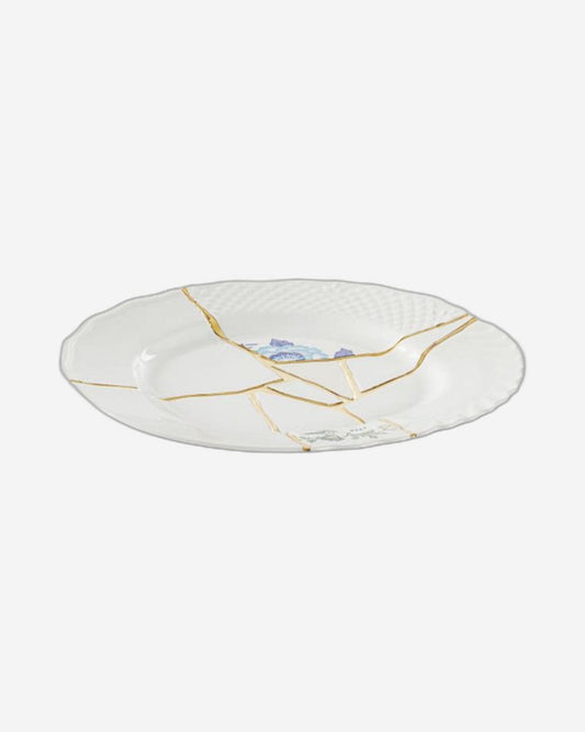 Seletti Kintsugi-N3 Dinner Plate In Porcelain
