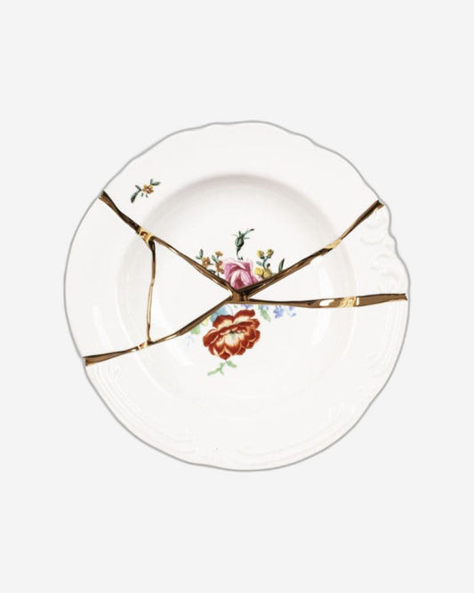 Seletti "Kintsugi-N'1" Soup Bowl In  Porcelain