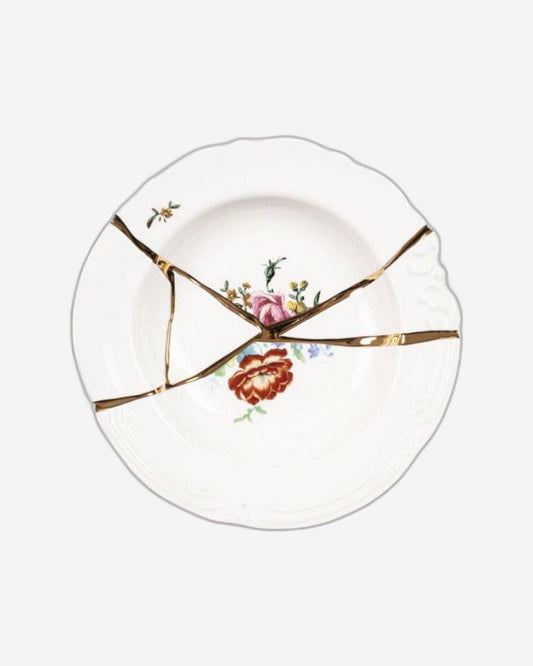 Seletti Kintsugi-N'2 Soup Bowl In  Porcelain
