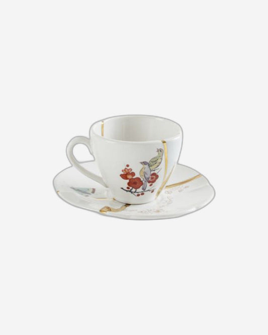 Seletti Coffee Cup Kintsugi with gold fragments