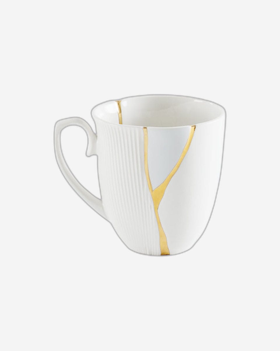 Seletti Kintsugi-N 2 Mug In Porcelain