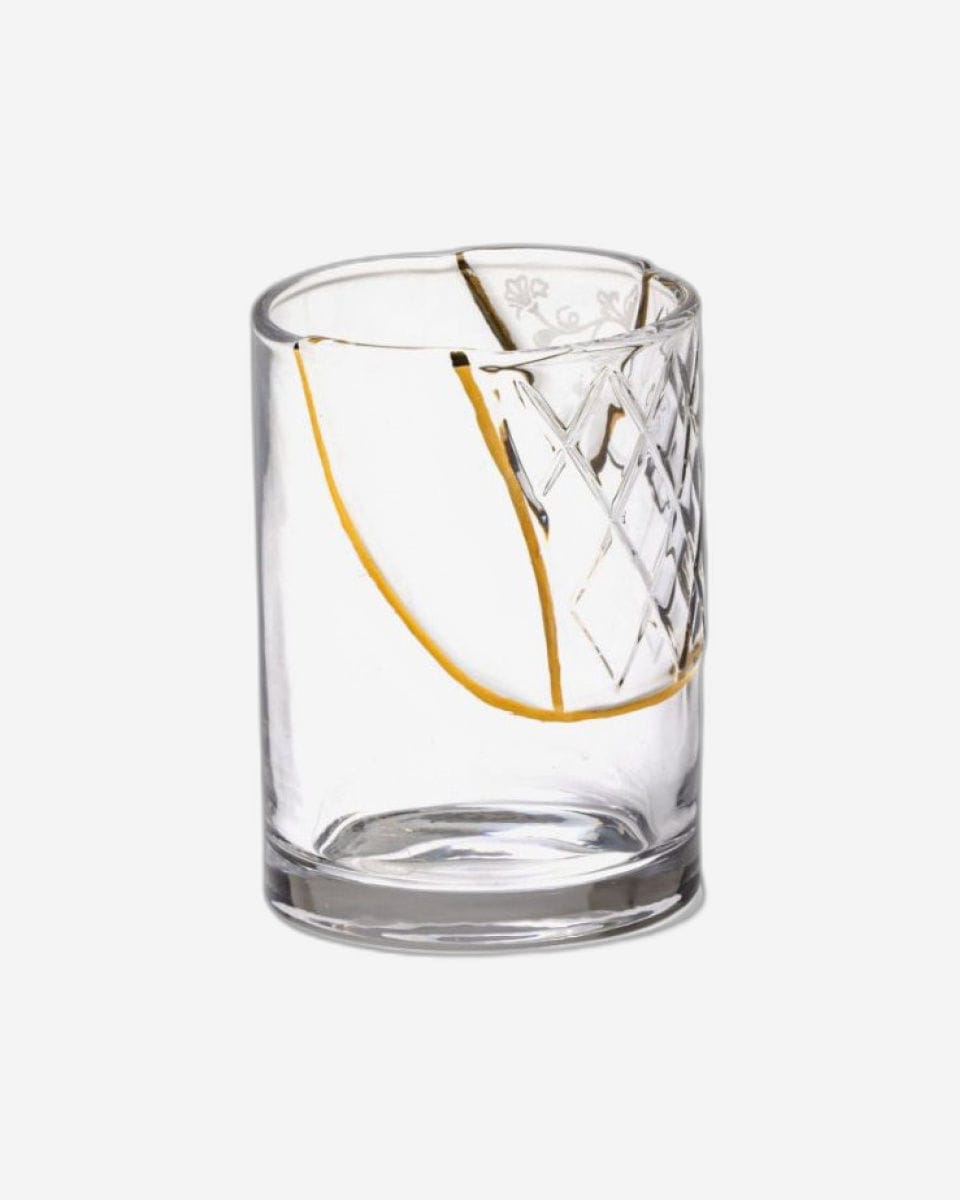 Seletti Kintsugi Glass with gold fragments