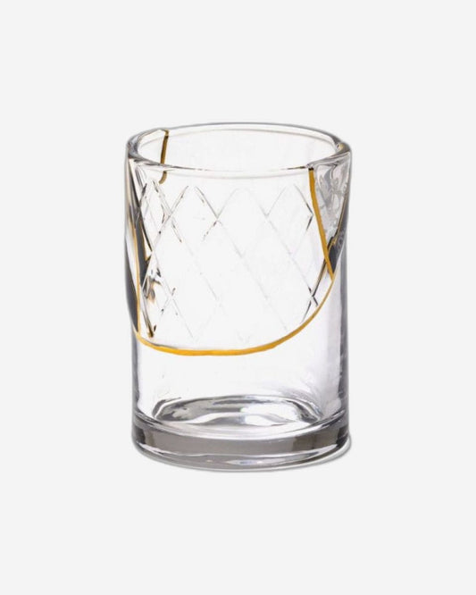 Seletti Kintsugi Glass with gold fragments