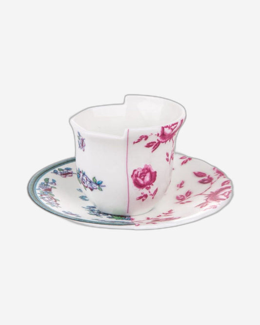 Seletti Hybrid-Leonia" Coffee' Cup With Saucer In Porcelain