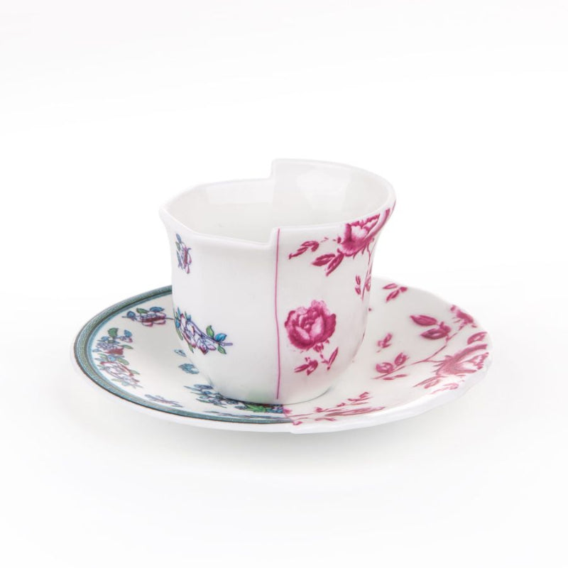 Seletti HYBRID-LEONIA" COFFEE' CUP WITH SAUCER IN PORCELAIN