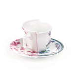 Seletti Hybrid-Leonia" Coffee' Cup With Saucer In Porcelain