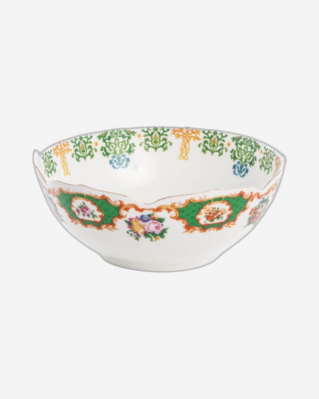 Seletti Hybrid-Zaira Salad Bowl In  Porcelain