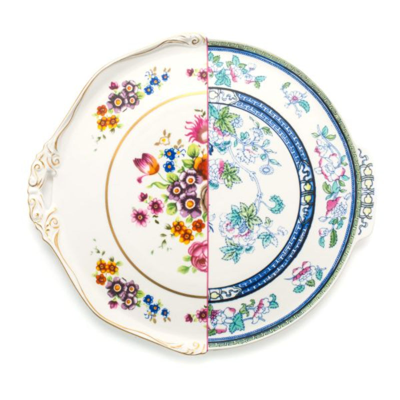 Seletti HYBRID-DOROTEA ROUND TRAY IN PORCELAIN Cm 35