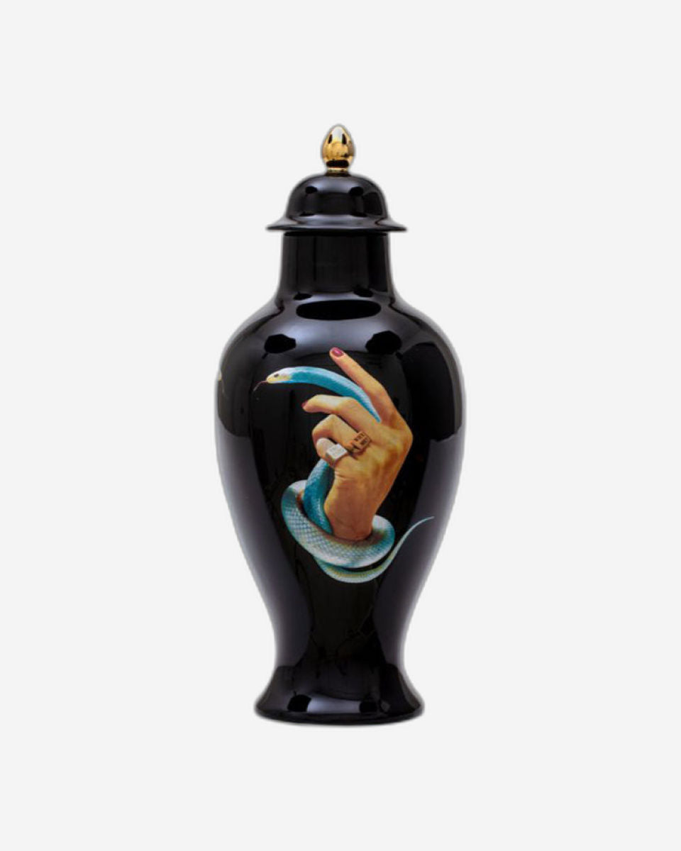 Seletti Toiletpaper Vase Hands With Snakes