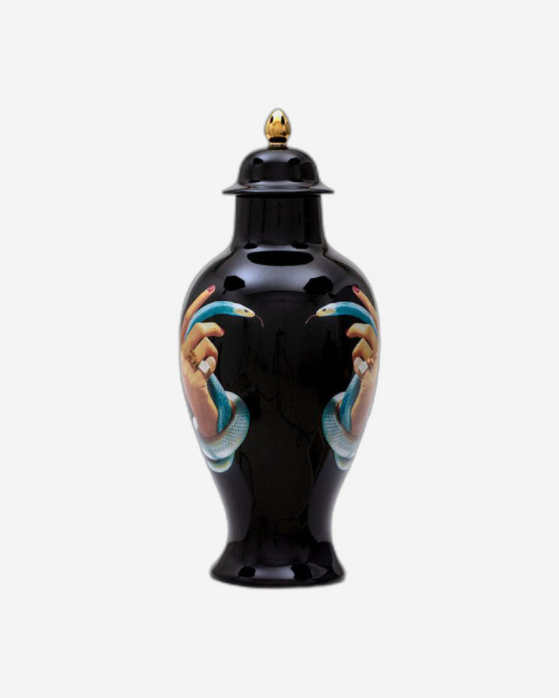 Seletti Toiletpaper Vase Hands With Snakes