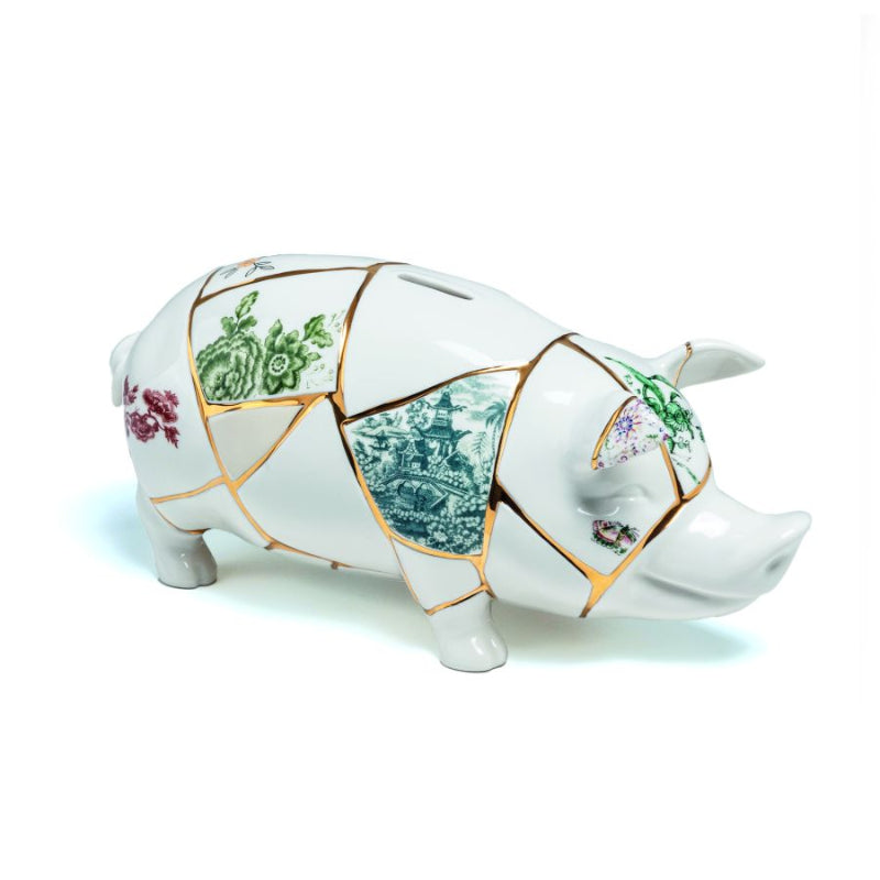 Seletti Moneybox-Kintsugi Piggy Bank