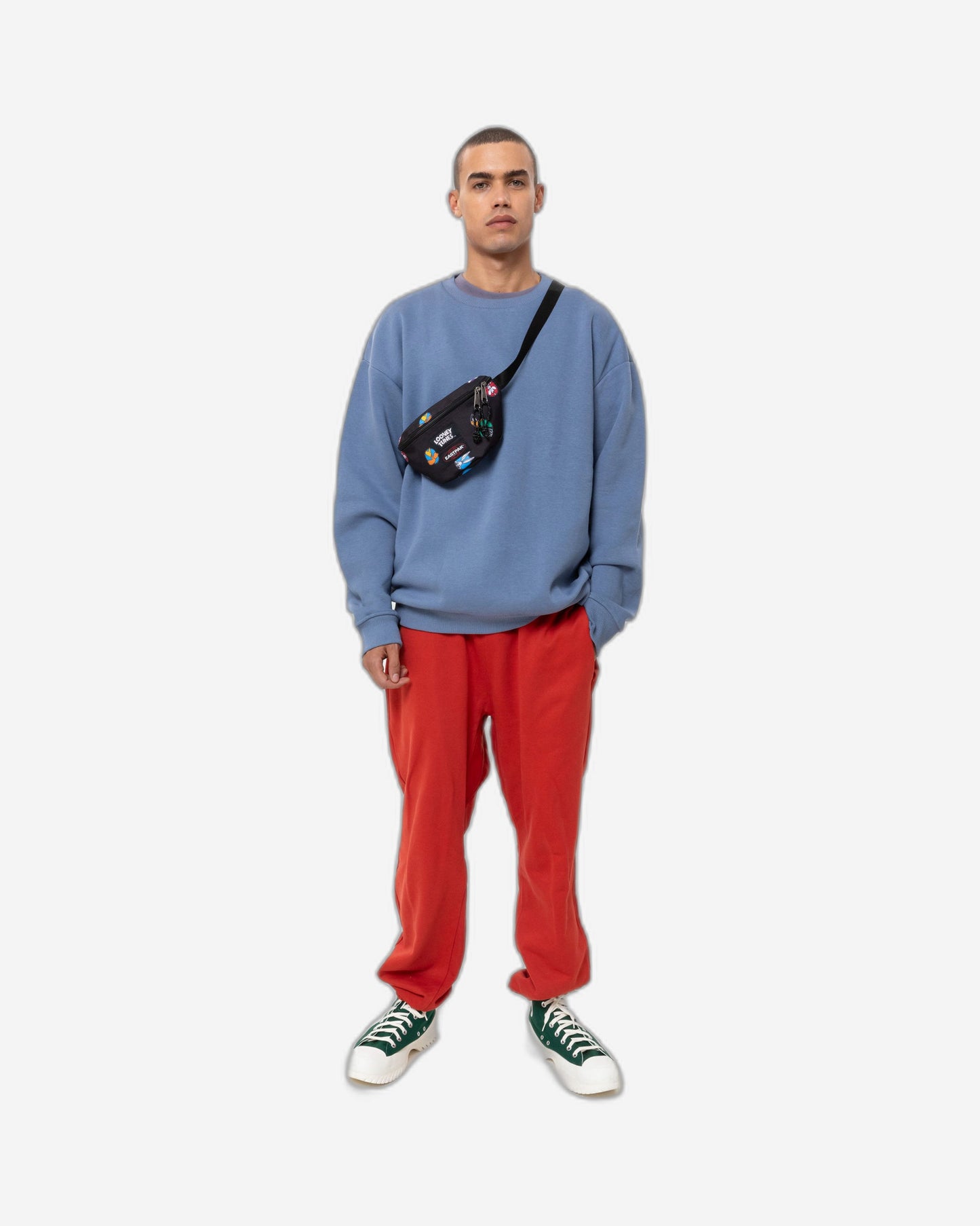 Eastpak Springer Looney Tunes Black Small Waistbag - EK0000748J81