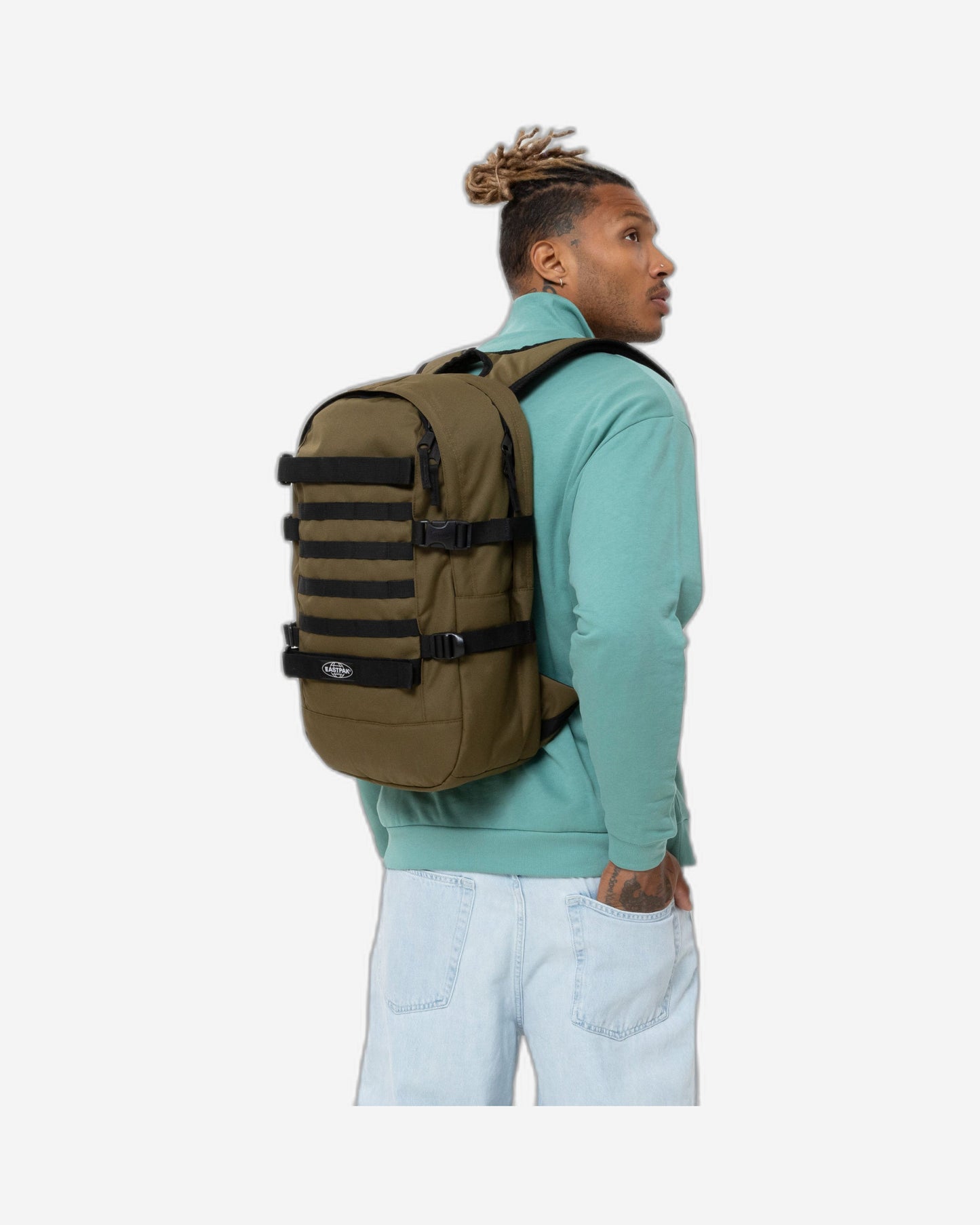 Eastpak Floid Tact L CS Mono Army Large Laptop Backpack