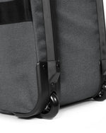 Eastpak Warehouse + Black Denim Large Duffle Wheeled Bag - EK00030E77H1